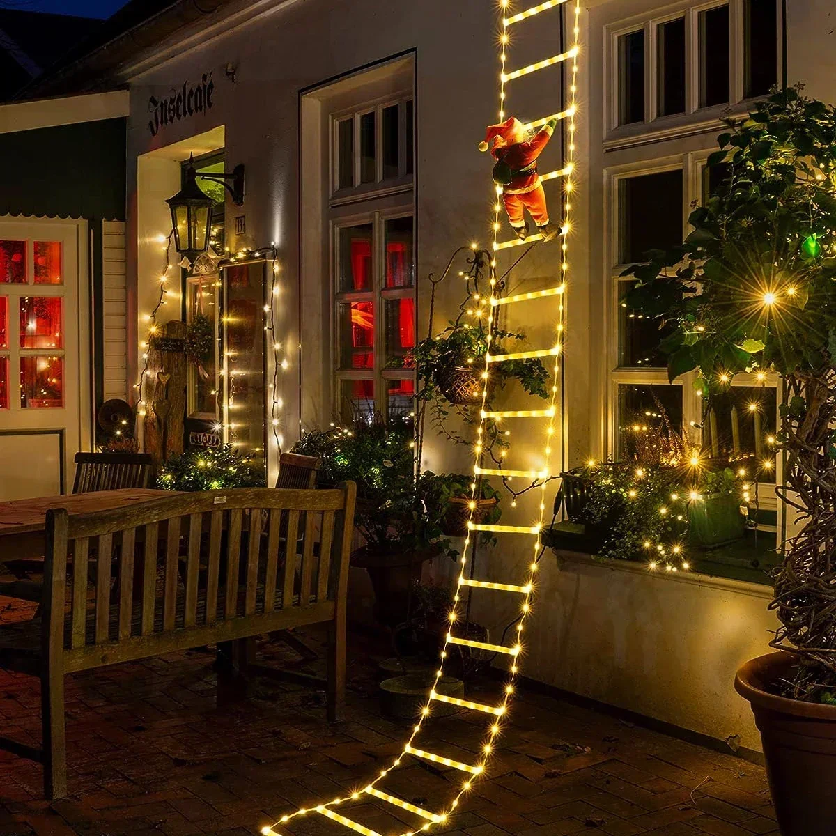 Outdoor Lighting Led Strip - Lampu tangga LED untuk dekorasi Natal