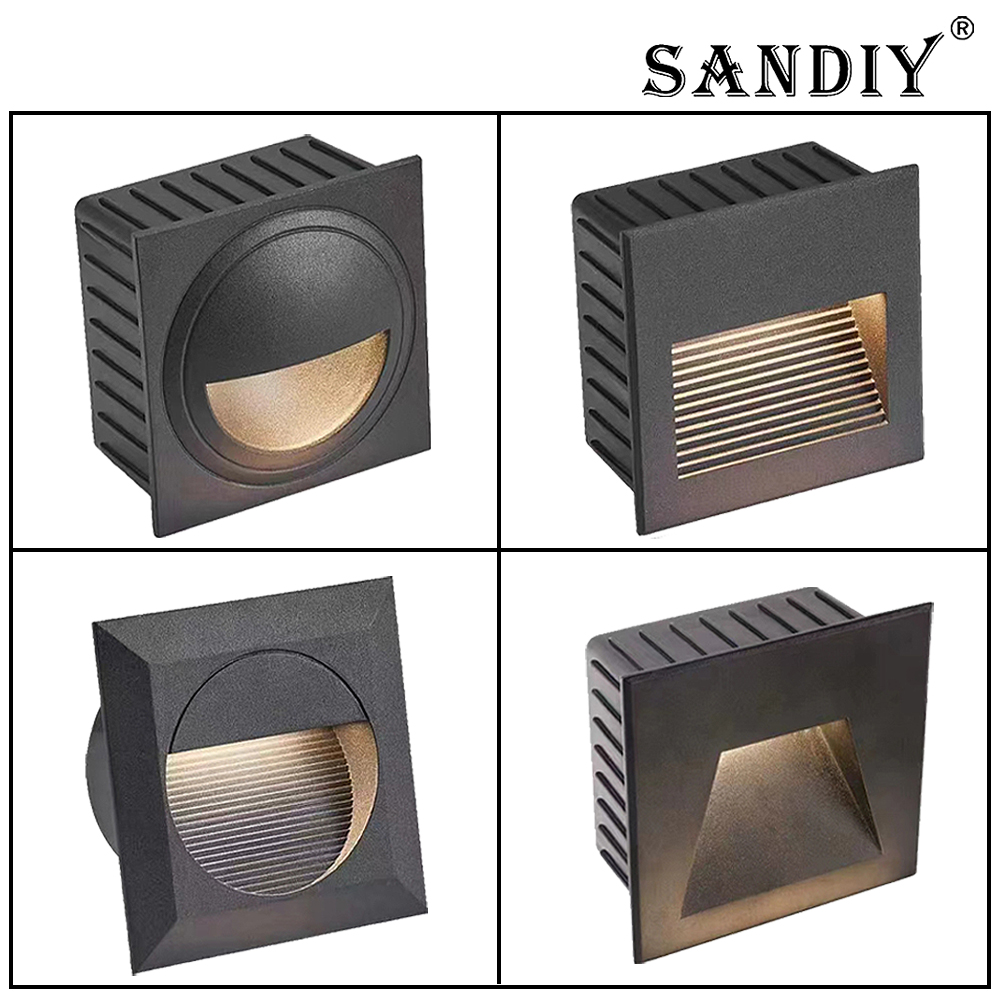 Outdoor Lighting Amazon - SANDIY Lampu Dinding Luar Ruangan Tersembunyi