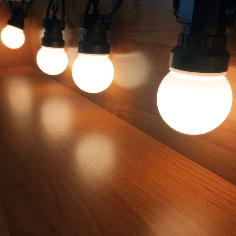 String Light Bistro - Lampu Tali Luar Ruangan Globe G50