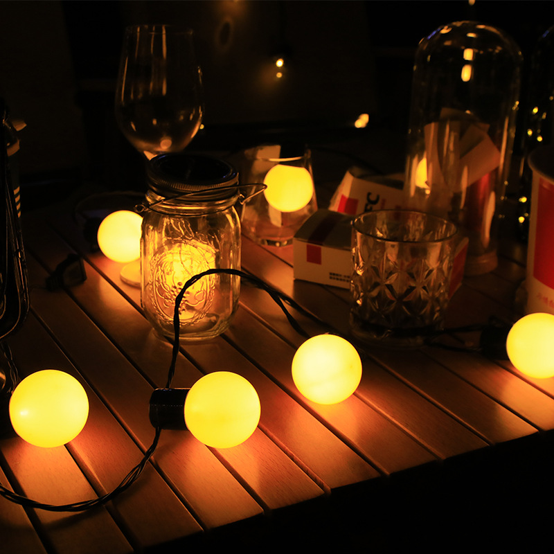 String Light Bistro - Lampu Tali Tenaga Surya Luar Ruangan