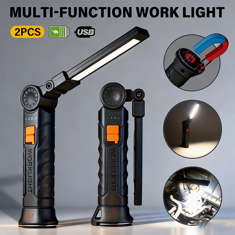 Outdoor Lighting Usa - Senter LED COB Portabel Lampu Kerja