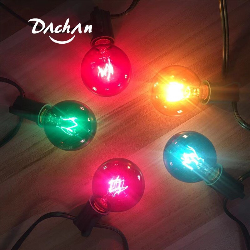 String Light Bistro - Lampu Tali Teras Bola Dunia 7.5M