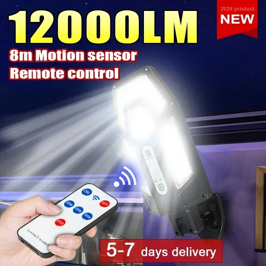 Outdoor Lighting Brands - Lampu Dinding Tenaga Surya 12000LM yang