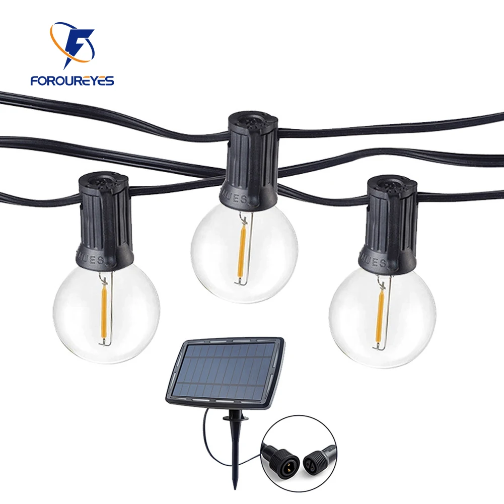 Outdoor Lighting Under Pergola - Lampu Setrip Led Tenaga Surya 100/50/25