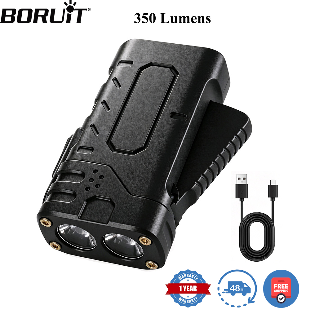 Outdoor Lighting Brands - BORUIiT Senter LED EDC dengan Engkol