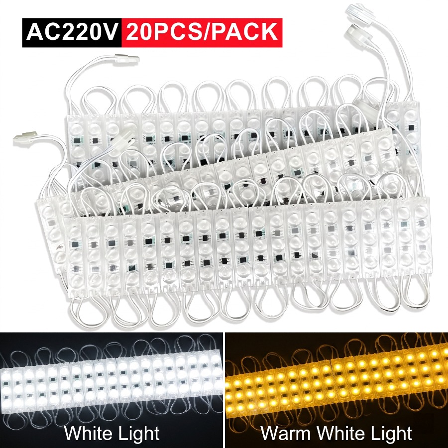Outdoor Lighting Led Strip - Modul LED Sorot 220V 20PCS Tahan