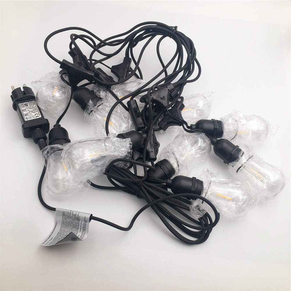 Lampu Tali Luar Ruangan Bohlam - String Light Bistro ulasan dan harga