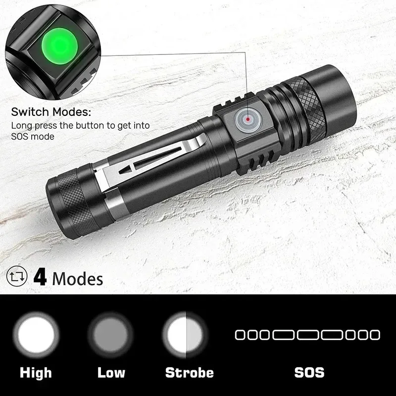 Senter Tangan T6 Isi Ulang Men - Outdoor Lighting Usa ulasan dan harga
