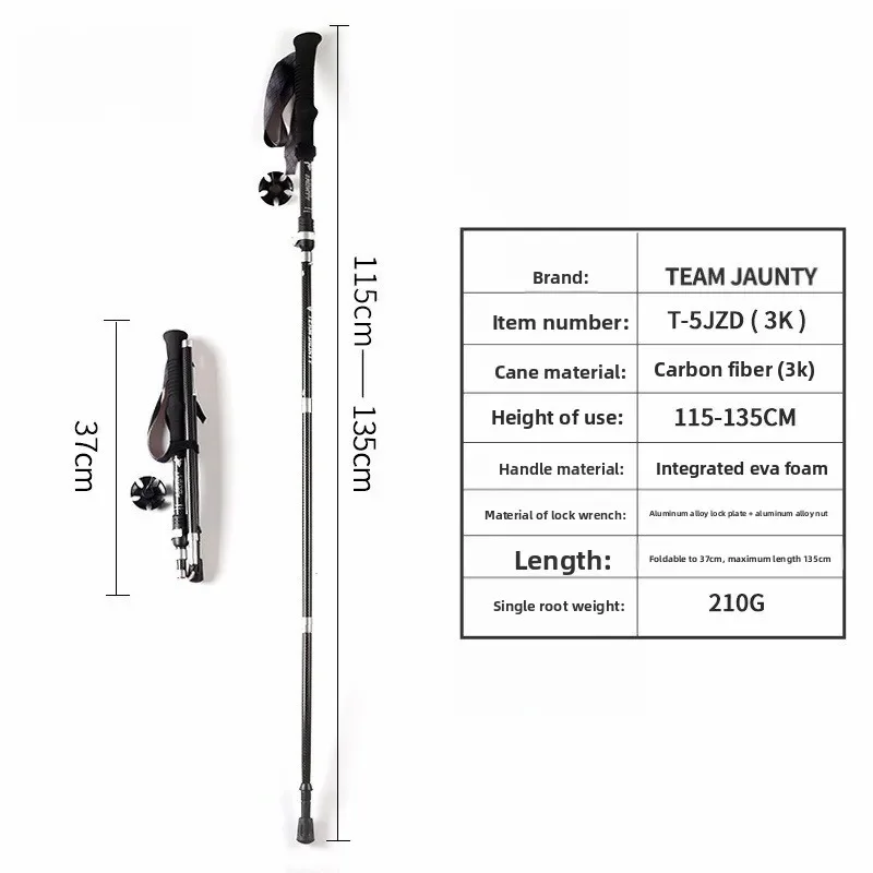 Tongkat Trekking Lipat Lima Ba - Outdoor Lighting For Store ulasan dan harga