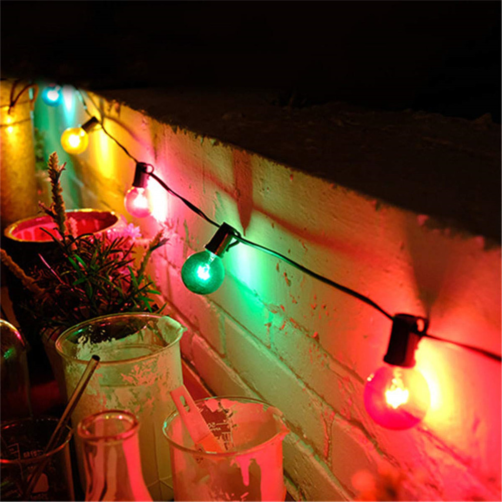 Lampu Tali Teras Bola Dunia 7. - String Light Bistro ulasan dan harga