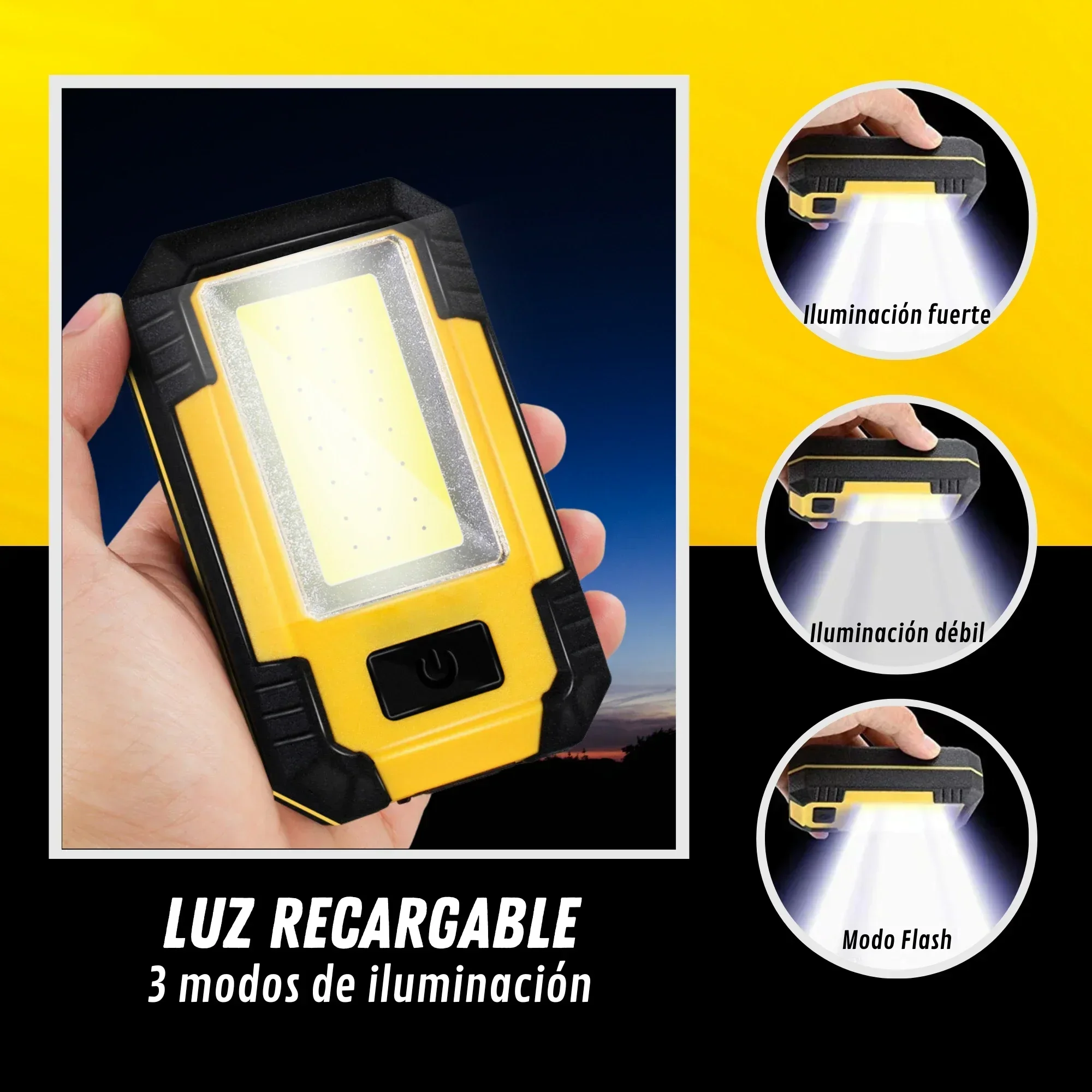 Lampu Kerja Isi Ulang 4000mAh  - Outdoor Lighting Usa ulasan dan harga