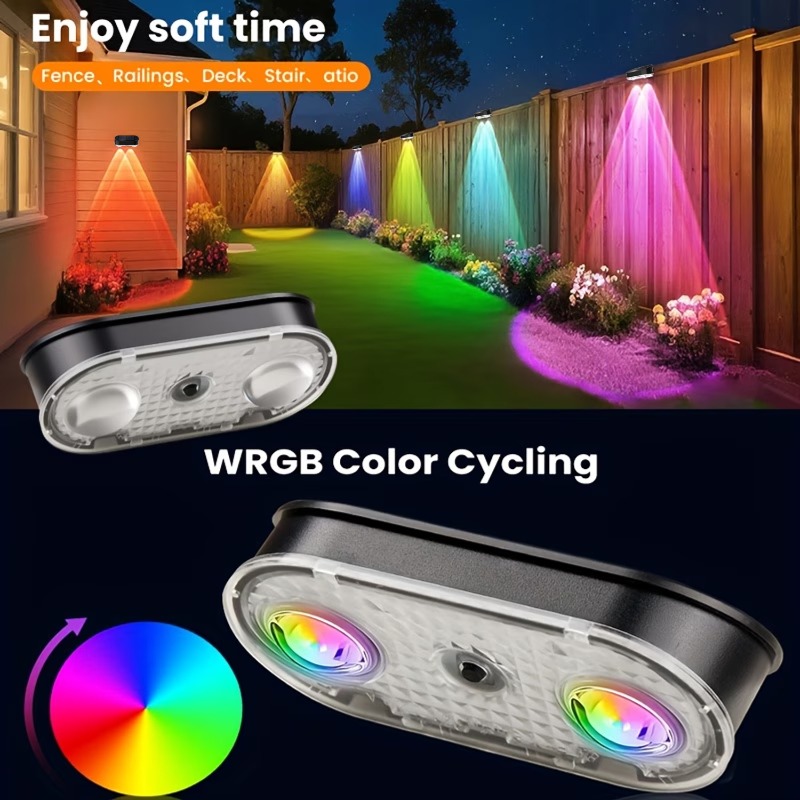 Lampu Pagar Tenaga Surya RGB I - Outdoor Lighting Amazon ulasan dan harga