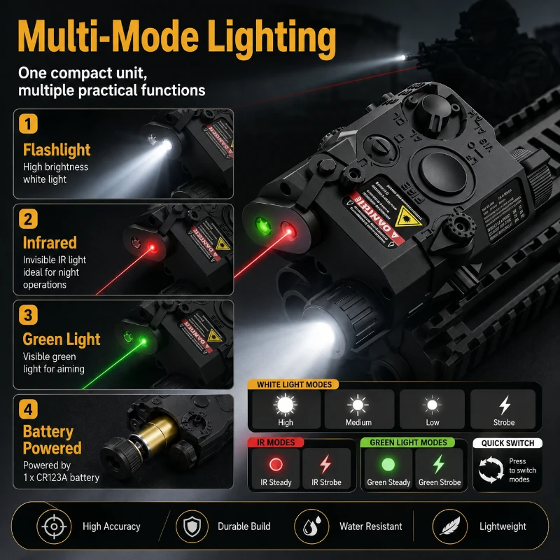Senter Sinyal IR Dual Color PE - Outdoor Lighting Collections ulasan dan harga