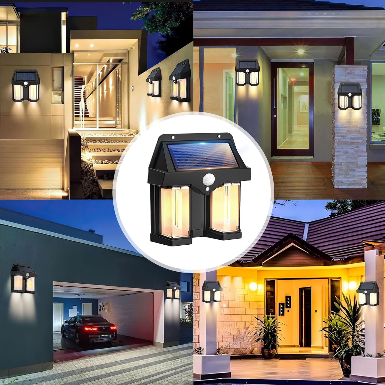 Lampu Dinding Tenaga Surya Vin - Outdoor Lighting Amazon ulasan dan harga