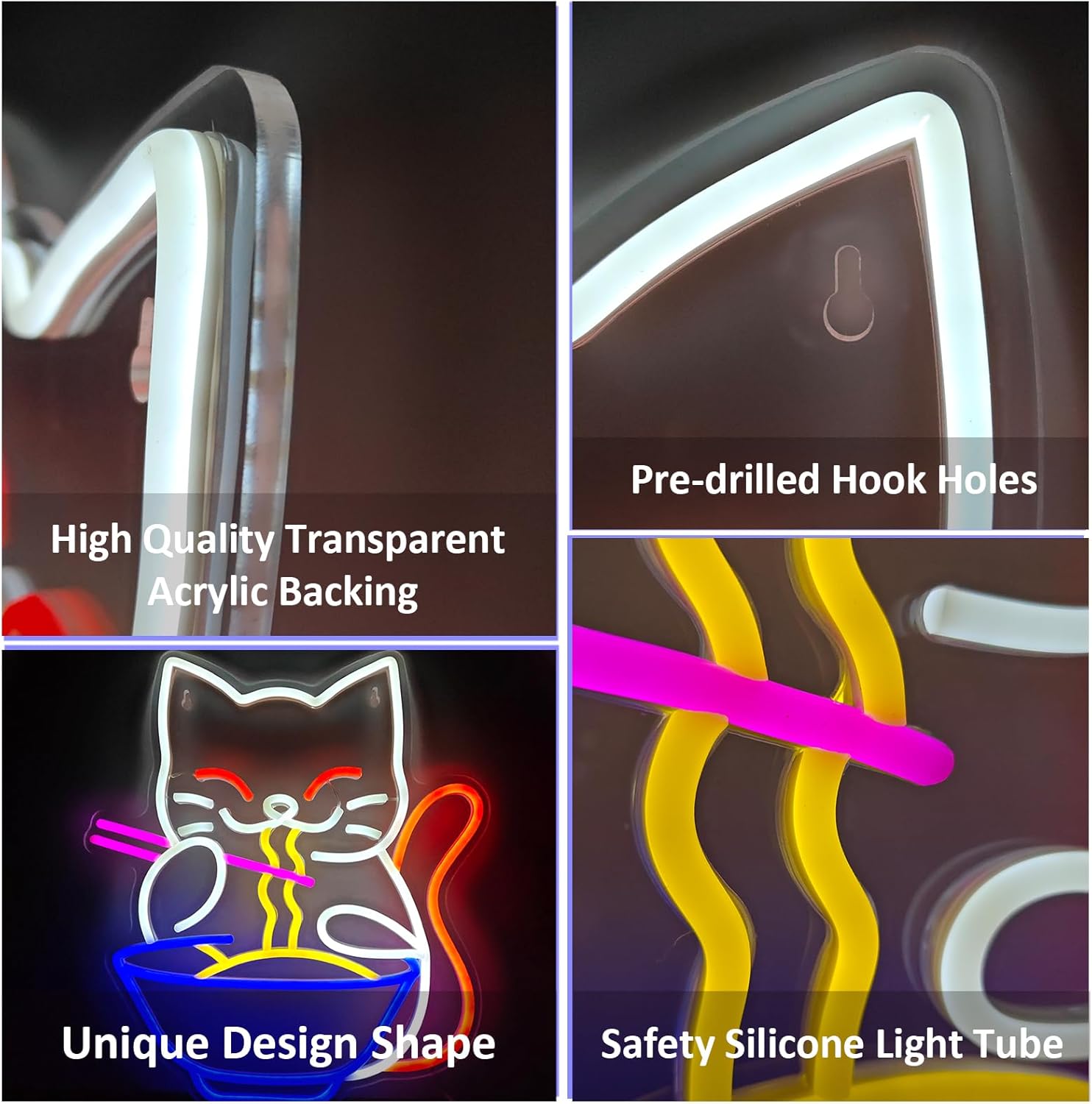 Lampu Neon LED sinyal kucing k - Outdoor Lighting For Store ulasan dan harga