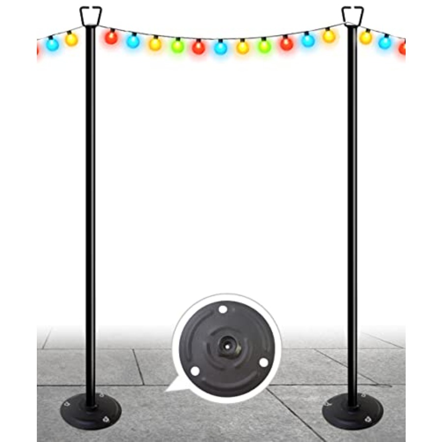 Tiang Lampu Tali 10 Kaki untuk - String Light Bistro ulasan dan harga