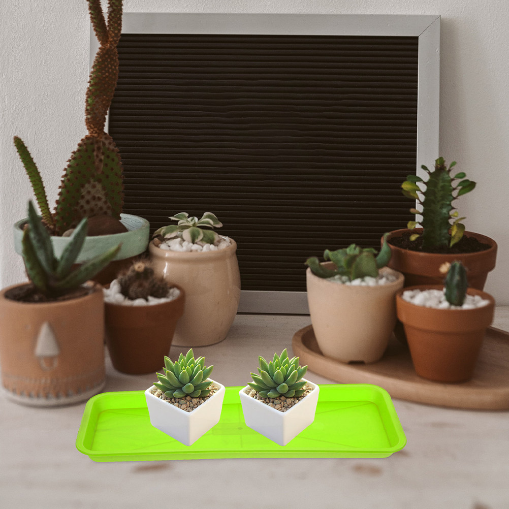 5 Buah Baki Pot Bunga Persegi  - Outdoor Lighting Collections ulasan dan harga