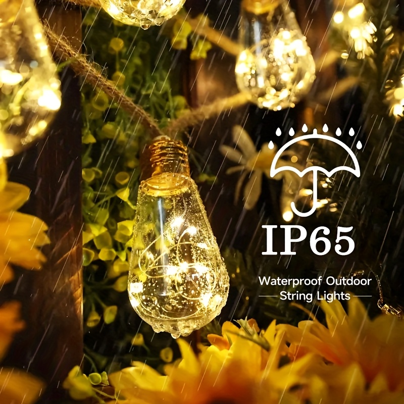 Lampu Tali Surya Lampu Teras T - String Light Bistro ulasan dan harga