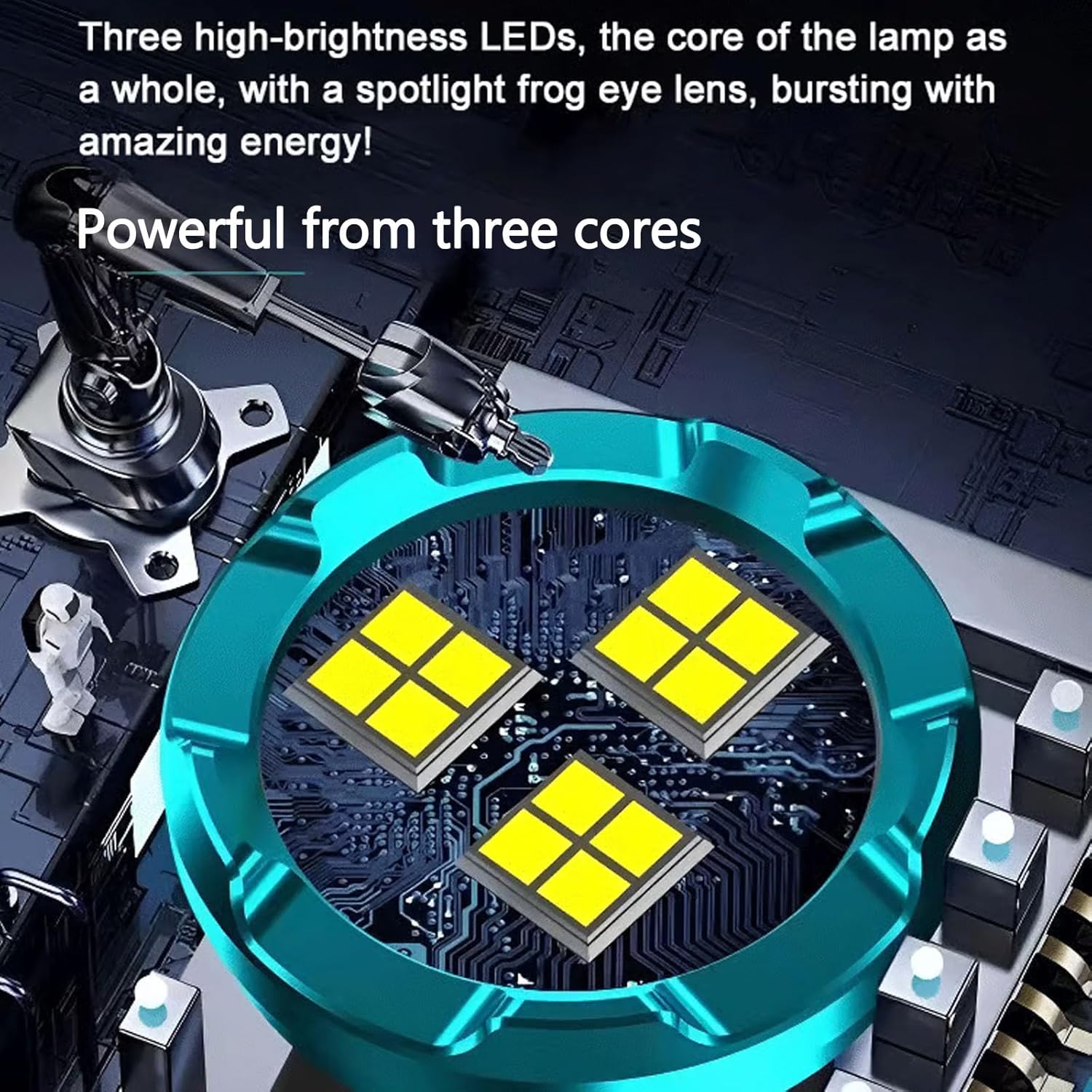 Senter Taktis Daya Tinggi 3LED - Outdoor Lighting Brands ulasan dan harga